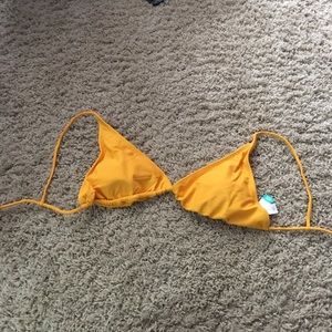 Yellow bikini top